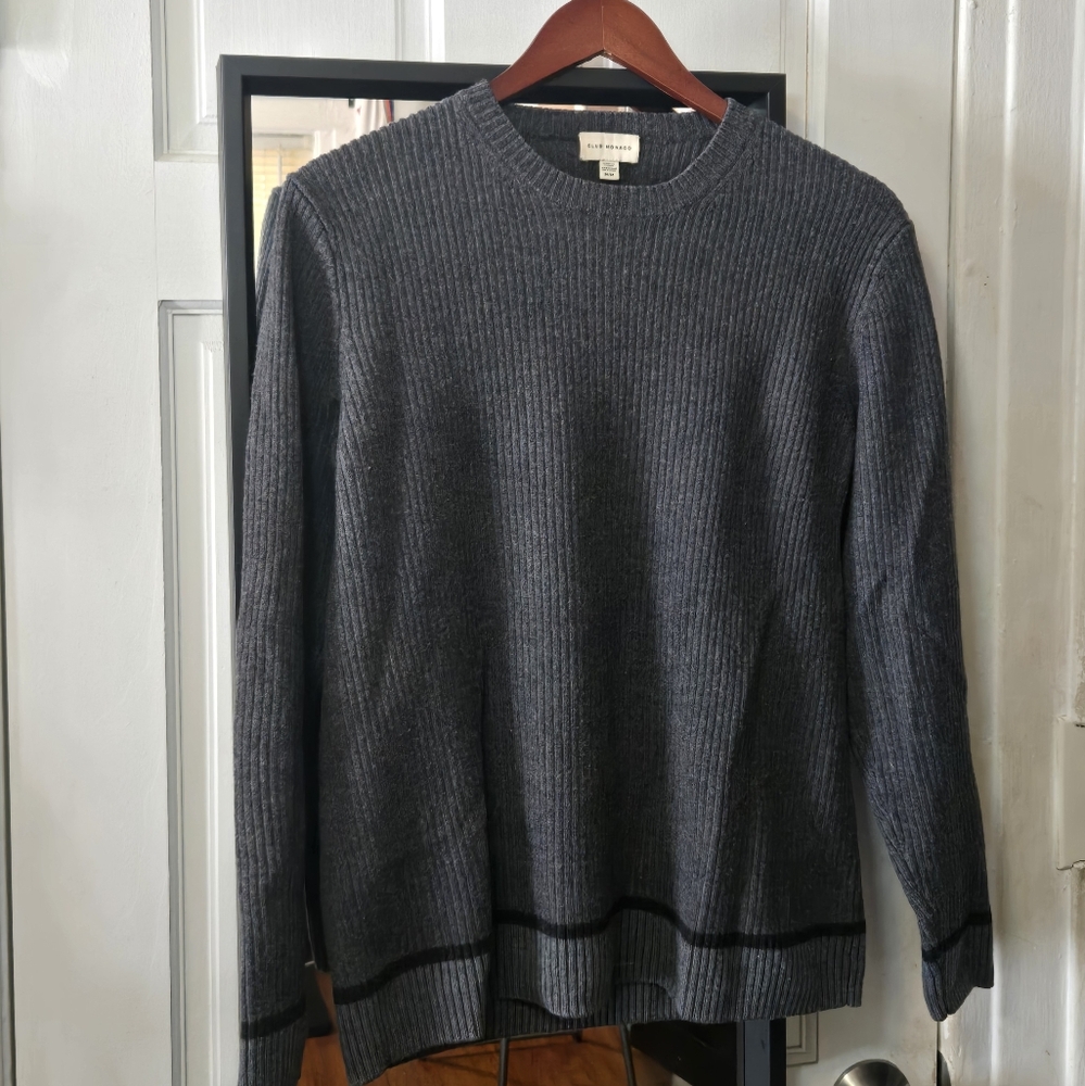 Club Monaco Charcoal Crewneck Sweater